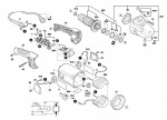 Bosch 3 603 CC6 031 PWS 2000-230 JE Angle Grinder Spare Parts